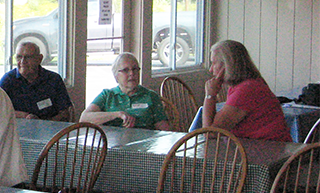 Guests at table